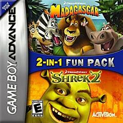 Madagascar and Shrek 2 - (GameBoy Advance) (Game Only)