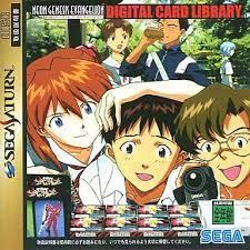 Neon Genesis Evangelion Digital Card Library - (JP Sega Saturn) (CIB)