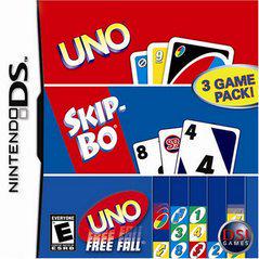 Uno & SkipBo & Free Fall - (Nintendo DS) (CIB)