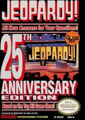 Jeopardy 25th Anniversary - (NES) (Manual Only)