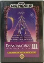 Phantasy Star III Generations of Doom - (Sega Genesis) (CIB)