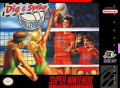 Dig and Spike Volleyball - (Super Nintendo) (CIB)