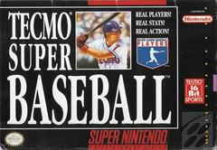 Tecmo Super Baseball - (Super Nintendo) (BO)