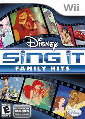 Disney Sing It: Family Hits - (Wii) (CIB)