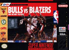 Bulls Vs Blazers and the NBA Playoffs - (Super Nintendo) (Game Only)