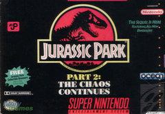 Jurassic Park 2 The Chaos Continues - (Super Nintendo) (Game Only)