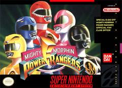 Mighty Morphin Power Rangers - (Super Nintendo) (Manual Only)