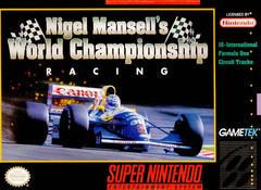 Nigel Mansell's World Championship Racing - (Super Nintendo) (Game Only)