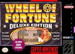 Wheel of Fortune Deluxe Edition - (Super Nintendo) (CIB)