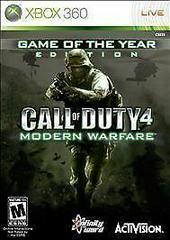 Call of Duty 4 Modern Warfare [Game of the Year] - (Xbox 360) (In Box, No Manual)