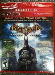 Batman: Arkham Asylum [Game of the Year Greatest Hits] - (Playstation 3) (In Box, No Manual)