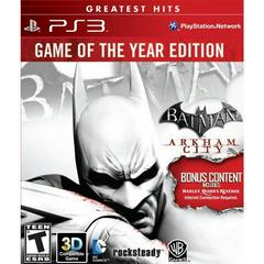 Batman: Arkham City [Game of the Year Greatest Hits] - (Playstation 3) (CIB)