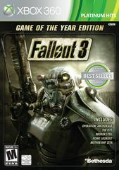 Fallout 3 [Game of the Year Platinum Hits] - (Xbox 360) (CIB)