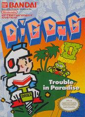 Dig Dug II: Trouble in Paradise - (NES) (Game Only)