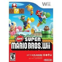 New Super Mario Bros Wii [White Case] - (Wii) (Game Only)